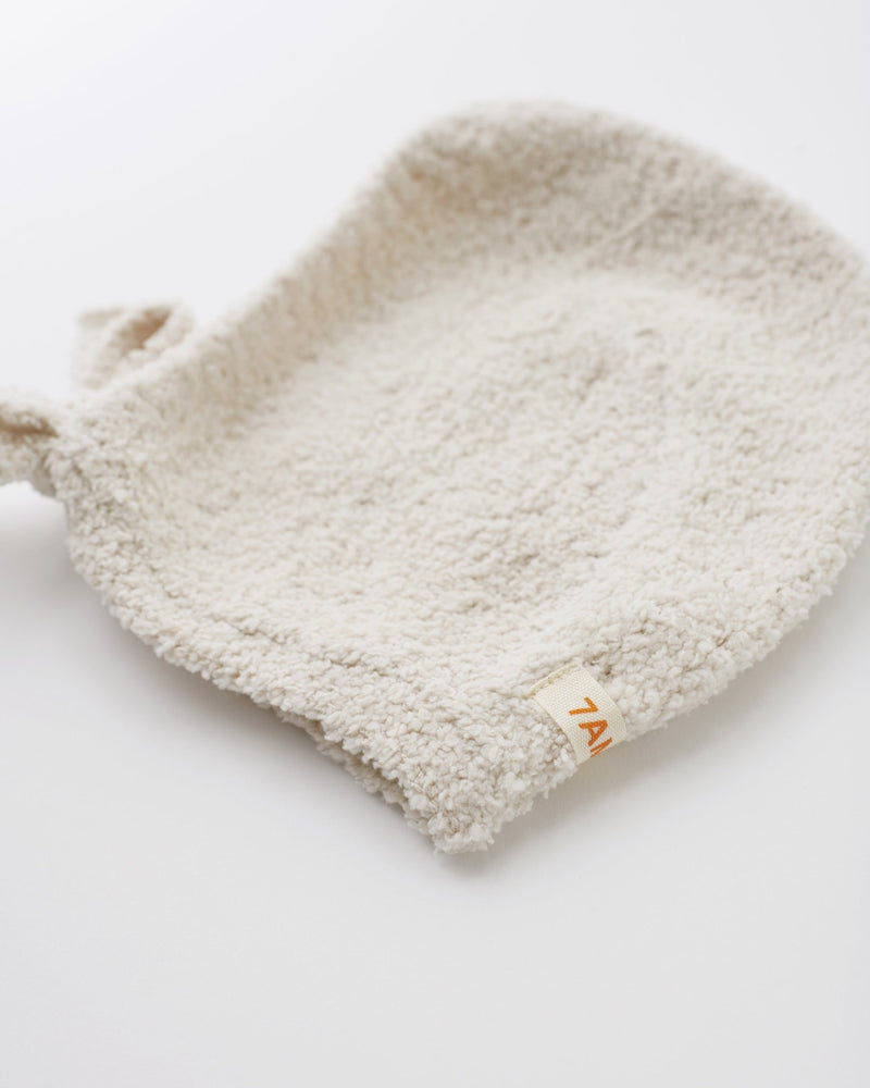 7AM - Bonnet - Fuzzy | Cozy Insulated Baby Bonnet for Stroller & Car Seat Mother & Baby Ecru