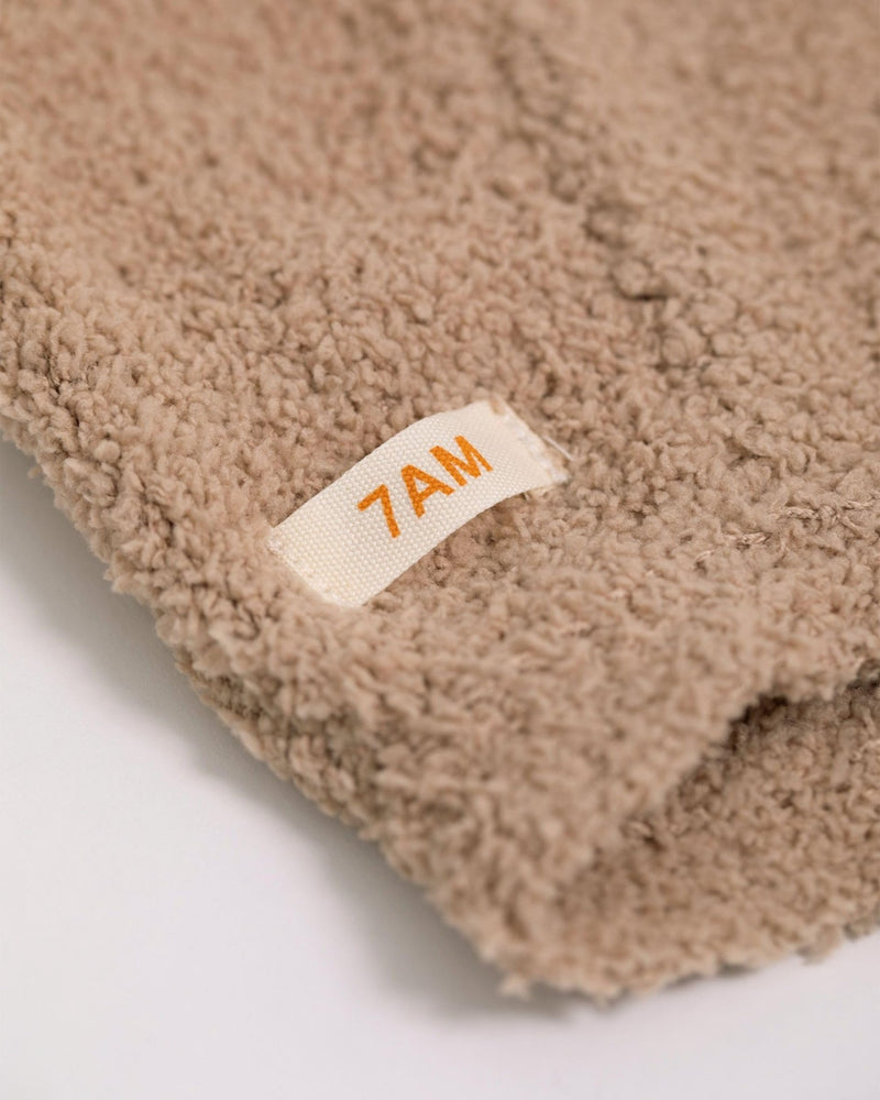 7AM - Bonnet - Fuzzy | Cozy Insulated Baby Bonnet for Stroller & Car Seat Mother & Baby Pecan