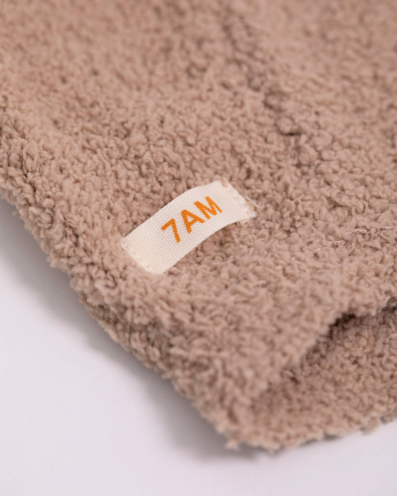 7AM - Bonnet - Fuzzy | Cozy Insulated Baby Bonnet for Stroller & Car Seat Mother & Baby Pecan
