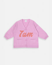 7AM - Boxy Cotton Cardigan Mother & Baby Pink 6 - 12M
