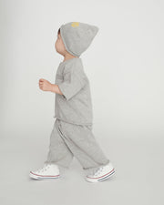 7AM - Boxy Cotton Tee Pocket Mother & Baby Sage 3 - 4T