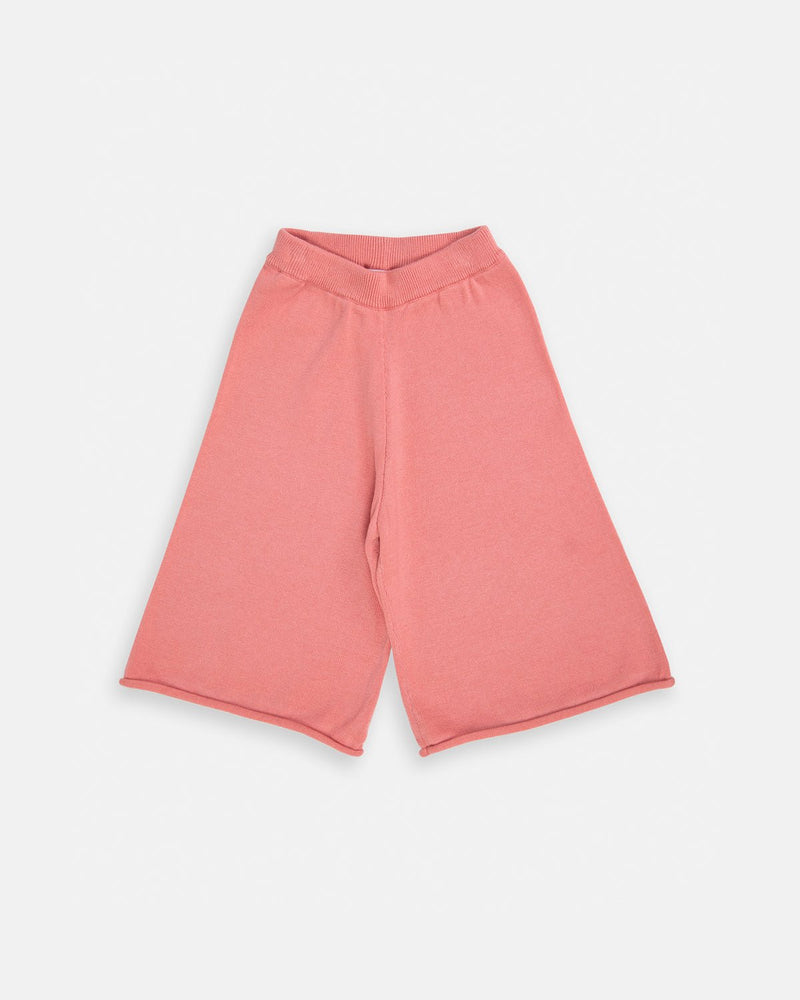 7AM - Boxy Cotton Wide Pants Mother & Baby Coral 18 - 24M