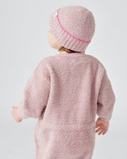 7AM - Boxy Long Sleeved Jumpsuit - Fuzzy Mother & Baby Ash Rose 2 - 3T