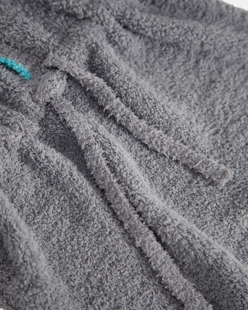 7AM - Boxy Long Sleeved Jumpsuit - Fuzzy Mother & Baby Gris 2 - 3T