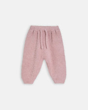 7AM - Boxy Lounge Pants - Fuzzy Mother & Baby Ash Rose 1 - 3M
