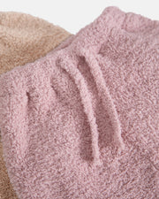 7AM - Boxy Lounge Pants - Fuzzy Mother & Baby Black Melange 1 - 3M