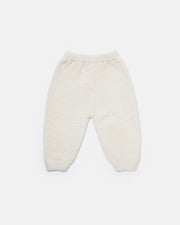7AM - Boxy Lounge Pants - Fuzzy Mother & Baby Ecru 1 - 3M