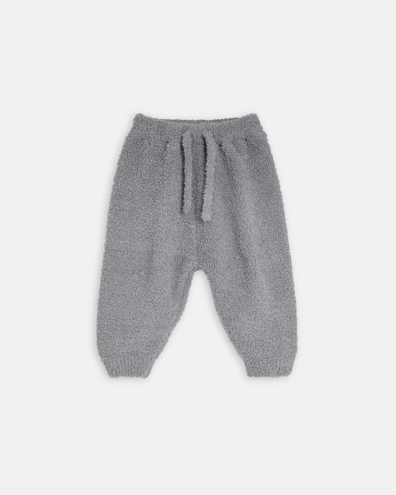 7AM - Boxy Lounge Pants - Fuzzy Mother & Baby Gris 3 - 6M