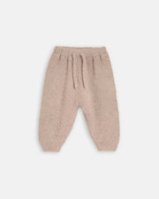 7AM - Boxy Lounge Pants - Fuzzy Mother & Baby Pecan 1 - 3M