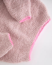 7AM - Boxy Sweater - Fuzzy Mother & Baby Ash Rose 1 - 3M