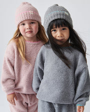 7AM - Boxy Sweater - Fuzzy Mother & Baby Ash Rose 1 - 3M