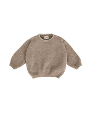 7AM - Boxy Sweater - Fuzzy Mother & Baby Taupe 1 - 3M