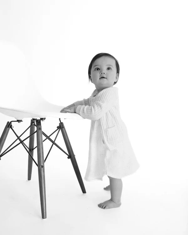 7AM - Camisole Dress - Ribbed Mother & Baby Seashell 6 - 9M