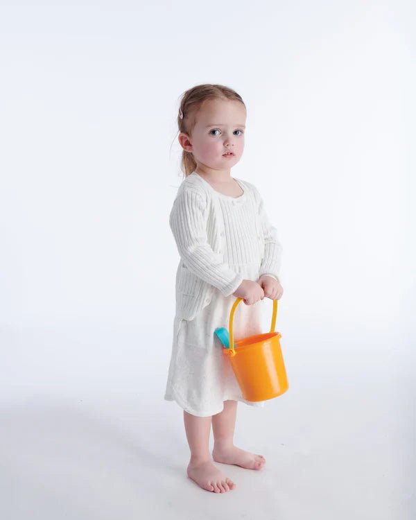 7AM - Camisole Dress - Ribbed Mother & Baby Seashell 6 - 9M