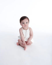 7AM - Camisole Dress - Ribbed Mother & Baby Seashell 6 - 9M