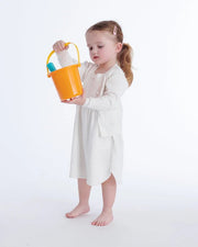 7AM - Camisole Dress - Ribbed Mother & Baby Seashell 6 - 9M