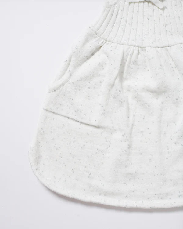 7AM - Camisole Dress - Ribbed Mother & Baby Seashell 6 - 9M