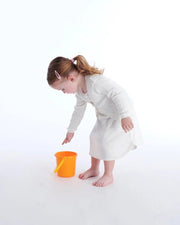 7AM - Camisole Dress - Ribbed Mother & Baby Seashell 6 - 9M