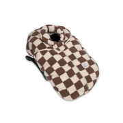 7AM - Car Seat Cocoon - Checker Berber - Print Checkers Tan - 0 - 12M Mother & Baby