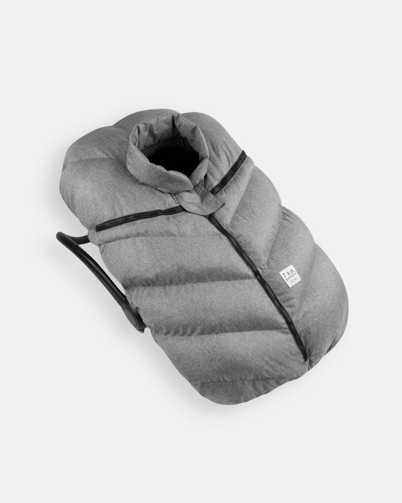 7AM - Car Seat Cocoon - Heathers - Heather Grey - 0 - 12M Mother & Baby