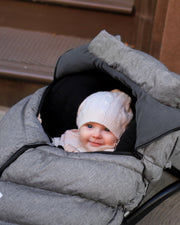 7AM - Car Seat Cocoon - Heathers - Heather Grey - 0 - 12M Mother & Baby