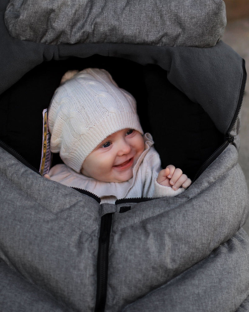 7AM - Car Seat Cocoon - Heathers - Heather Grey - 0 - 12M Mother & Baby