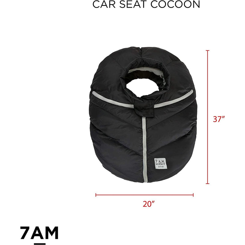 7AM - Car Seat Cocoon - Heathers - Heather Grey - 0 - 12M Mother & Baby