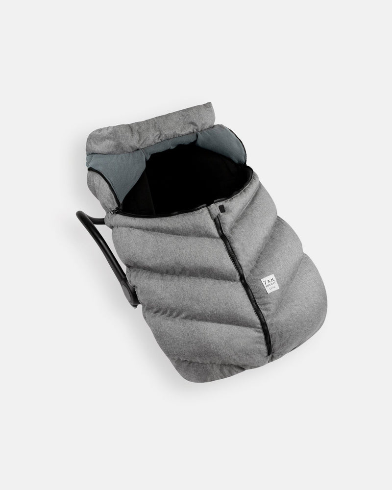 7AM - Car Seat Cocoon - Heathers - Heather Grey - 0 - 12M Mother & Baby