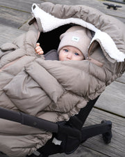 7AM - Car Seat Cocoon - Oslo Cloud Mother & Baby Chestnut