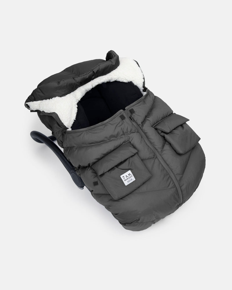 7AM - Car Seat Cocoon - Oslo Cloud Mother & Baby Chestnut