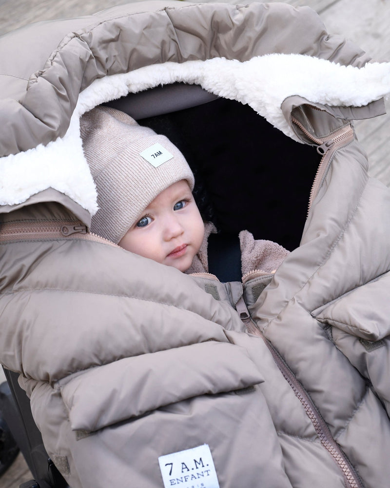 7AM - Car Seat Cocoon - Oslo Cloud Mother & Baby Chestnut