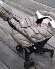 7AM - Car Seat Cocoon - Oslo Cloud Mother & Baby Chestnut