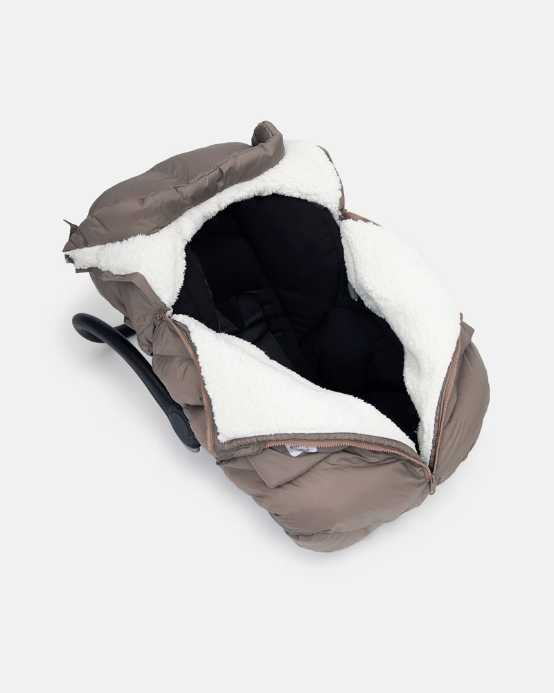 7AM - Car Seat Cocoon - Oslo Cloud Mother & Baby Chestnut