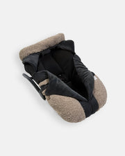 7AM - Car Seat Cocoon - Teddy Applique - Applique Oatmeal - 0 - 12M Mother & Baby