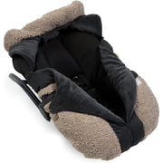 7AM - Car Seat Cocoon - Teddy Applique - Applique Oatmeal - 0 - 12M Mother & Baby