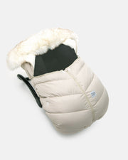 7AM - Car Seat Cocoon - Tundra Mother & Baby Heather Grey Dark / Faux Fur