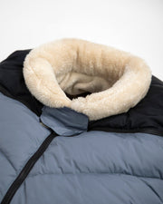 7AM - Car Seat Cover Cocoon - Black, Ash Blue - 0 - 12M Mother & Baby