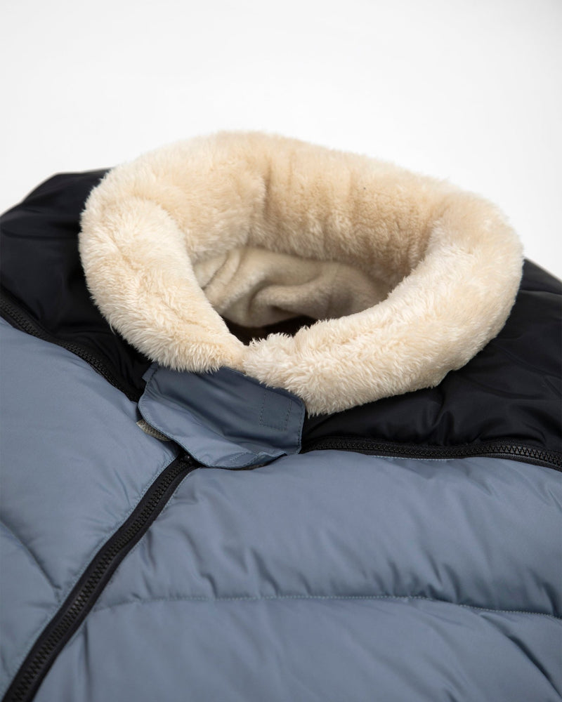7AM - Car Seat Cover Cocoon - Black, Ash Blue - 0 - 12M Mother & Baby