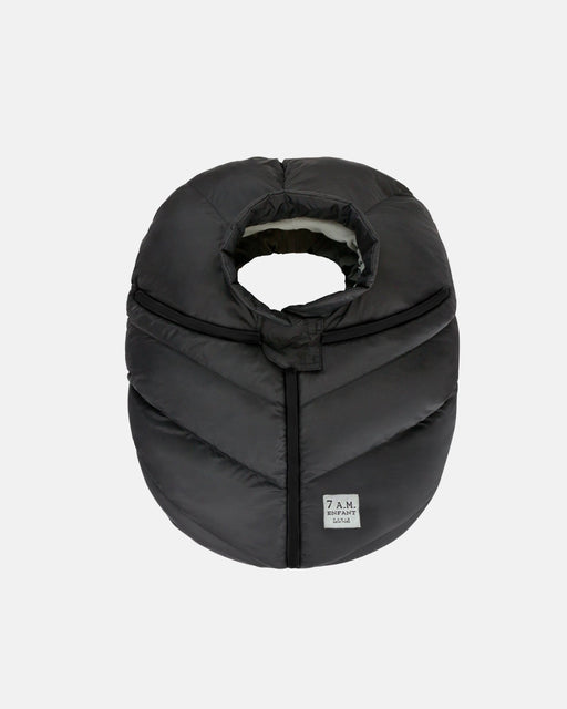 7AM - Car Seat Cover Cocoon - One Size 0 - 12M Mother & Baby Black