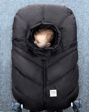 7AM - Car Seat Cover Cocoon - One Size 0 - 12M Mother & Baby Black