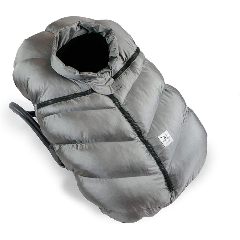 7AM - Car Seat Cover Cocoon - One Size 0 - 12M Mother & Baby Metallic Silver