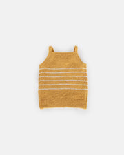 7AM - Cardigan & Camisole Set - Fuzzy Mother & Baby Amber / Ecru 6 - 9M