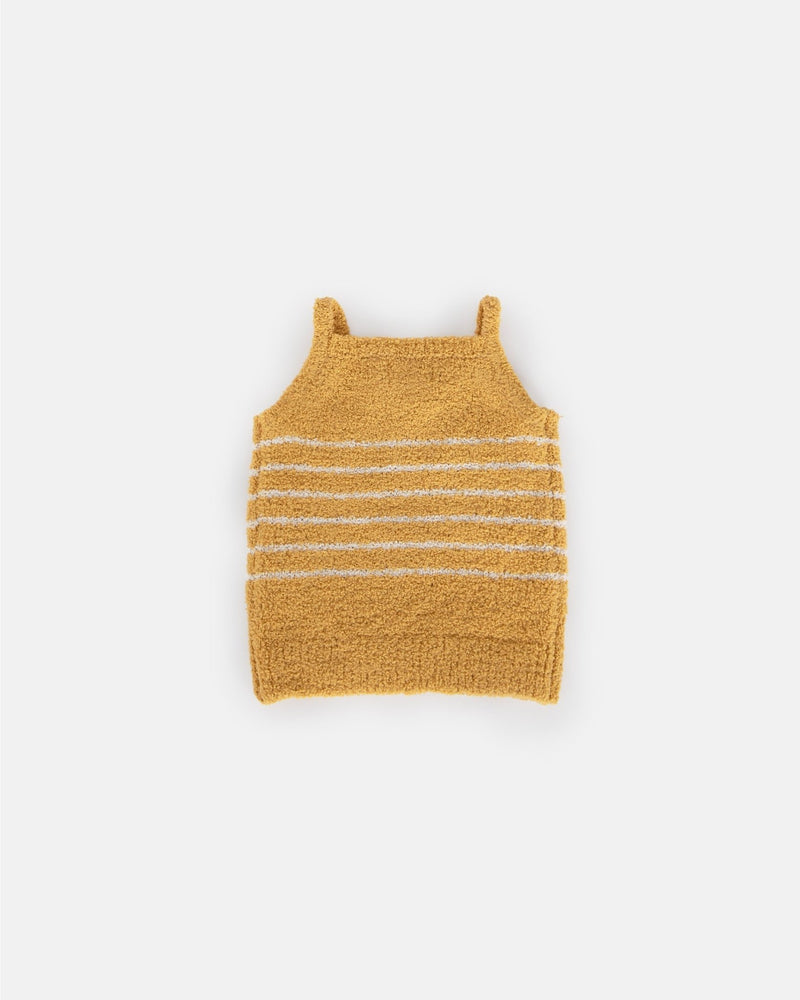 7AM - Cardigan & Camisole Set - Fuzzy Mother & Baby Amber / Ecru 6 - 9M
