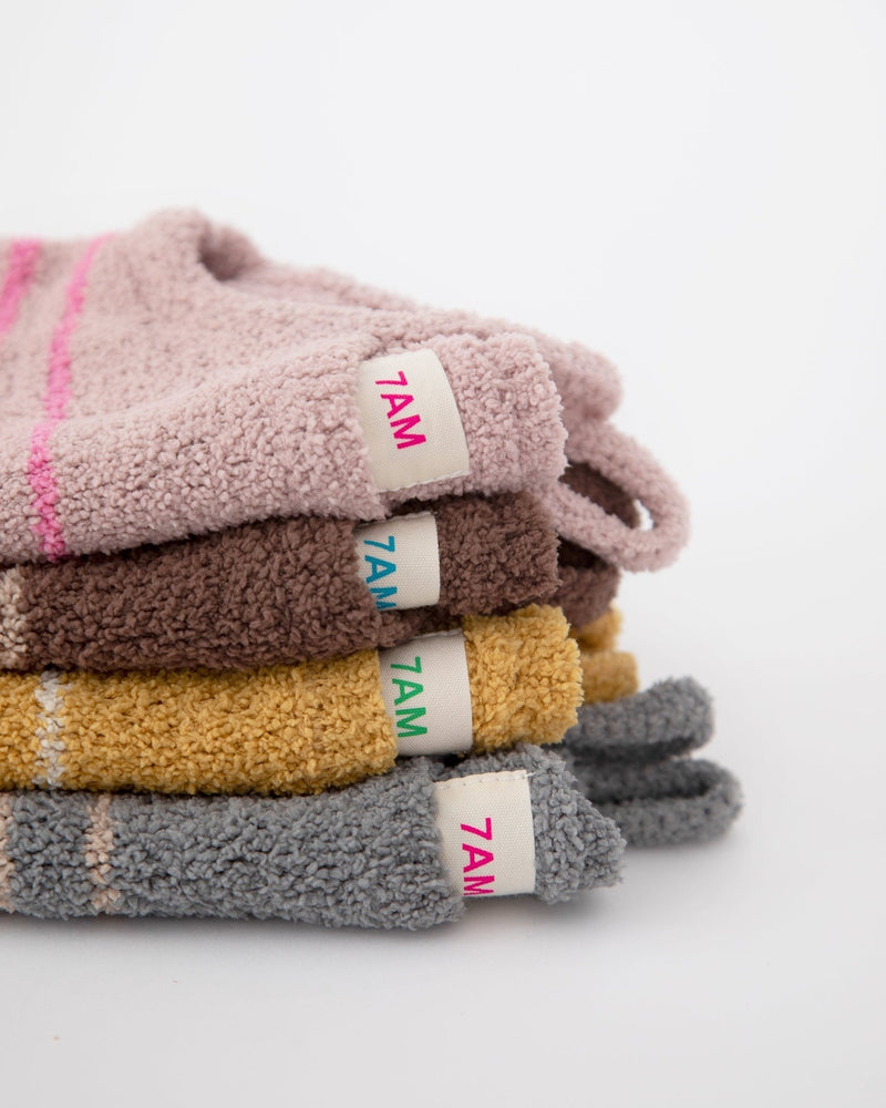 7AM - Cardigan & Camisole Set - Fuzzy Mother & Baby Amber / Ecru 6 - 9M