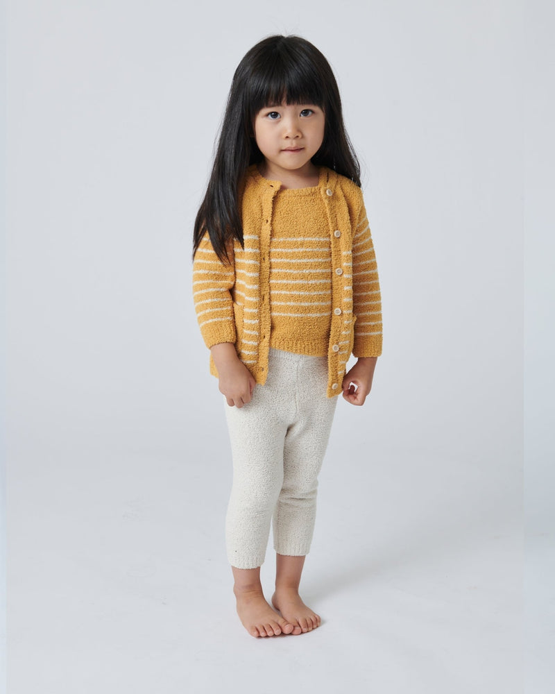 7AM - Cardigan & Camisole Set - Fuzzy Mother & Baby Ash Rose / Vivid Pink 0 - 3M