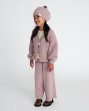 7AM - Cardigan Chunky Apparel & Accessories Ash Rose 6 - 12M