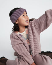 7AM - Cardigan Chunky Apparel & Accessories Ash Rose 6 - 12M