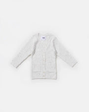 7AM - Cardigan - Ribbed Mother & Baby Seashell 12 - 18M