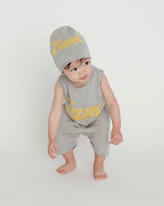 7AM - Cotton Beanie | Cozy Stretch Knit Beanie for Babies, Toddlers and Kids Mother & Baby Heather Grey 0 - 6M