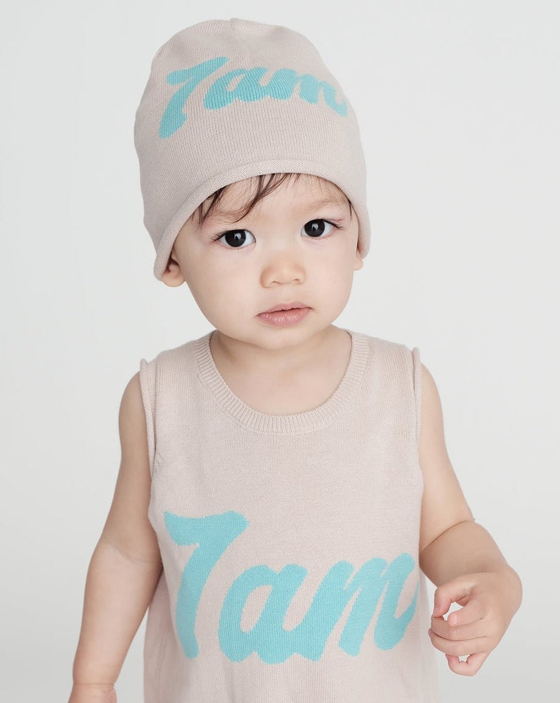 7AM - Cotton Beanie | Cozy Stretch Knit Beanie for Babies, Toddlers and Kids Mother & Baby Oat 0 - 6M